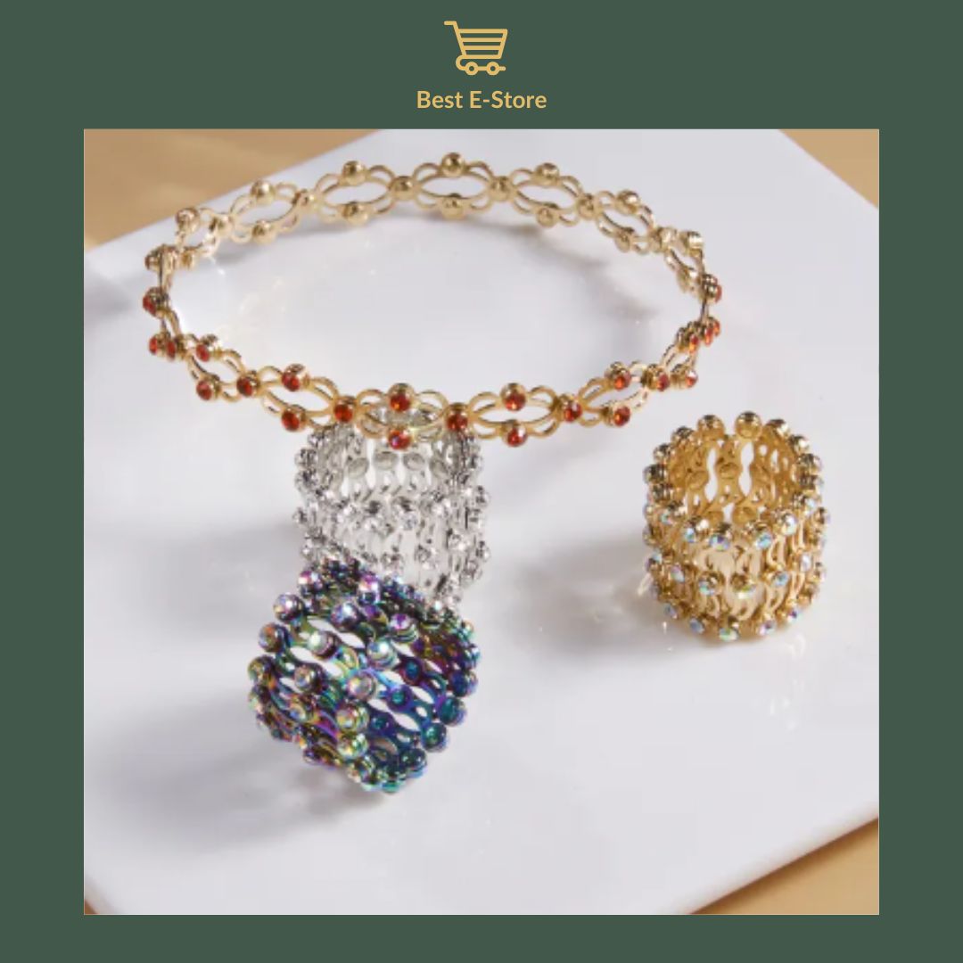 🎁 O presente perfeito: Anel de pulseira conversível com Glamour CZ cintilante 💎
