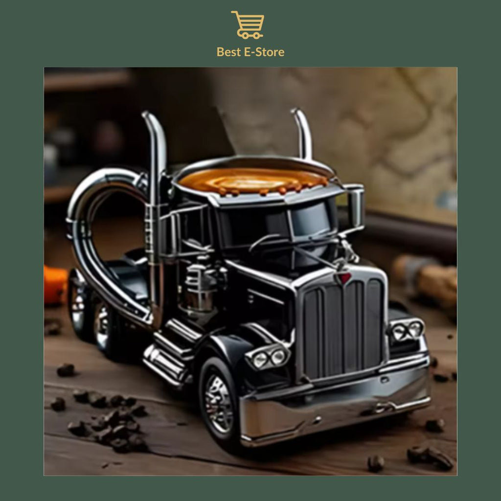 🚛Semi-vrachtwagen koffiemok: Perfect cadeau voor vrachtwagenliefhebbers ☕