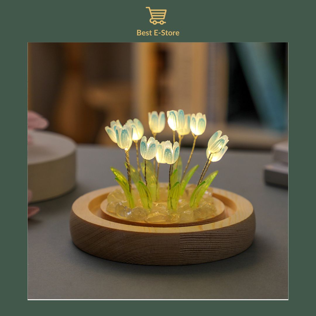 Bezaubernde Tulpenlampe: Gemütliches Ambiente & perfekte Geschenkidee ✨