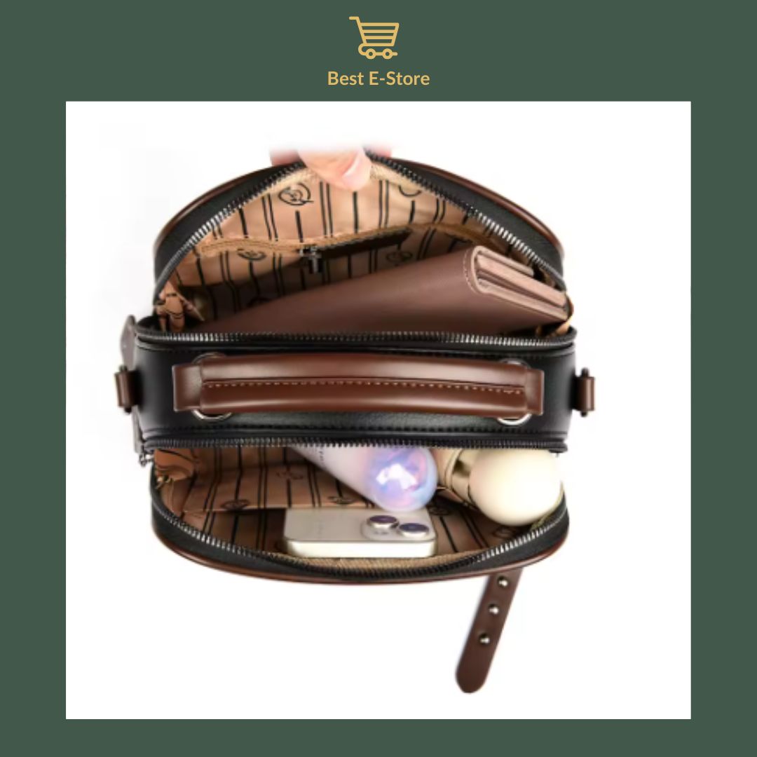 👜 Elegant Leather Shoulder Bag:  Stylish & Spacious ✨
