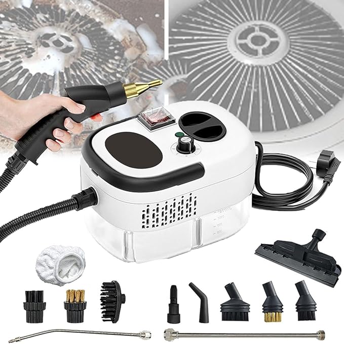 2500W Portable Handheld Steam Cleaner High Temperature Pressurized