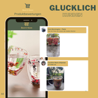 🌼 Floral Fusion: Doppelwandige Glasbecher