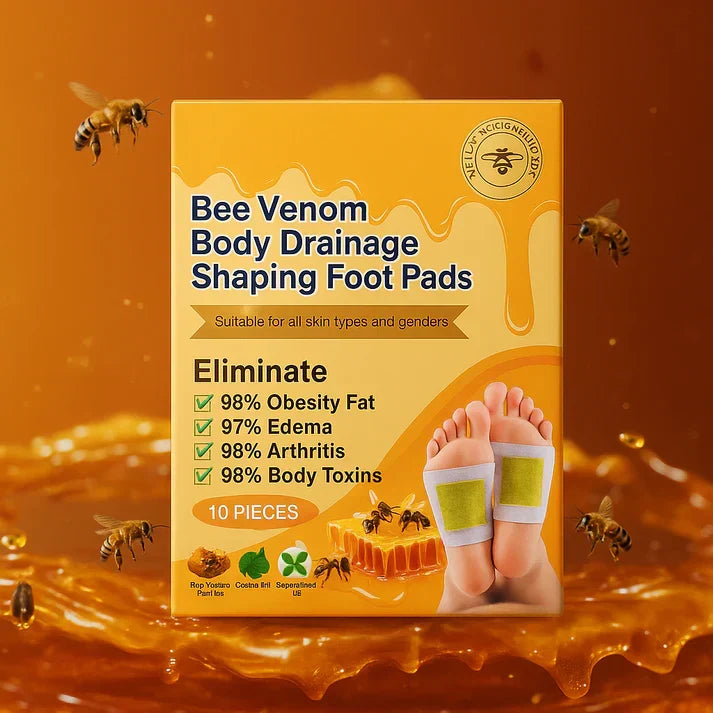 Bee Venom Lymphatic Drainage & Slimming Foot Patches 🌿👣