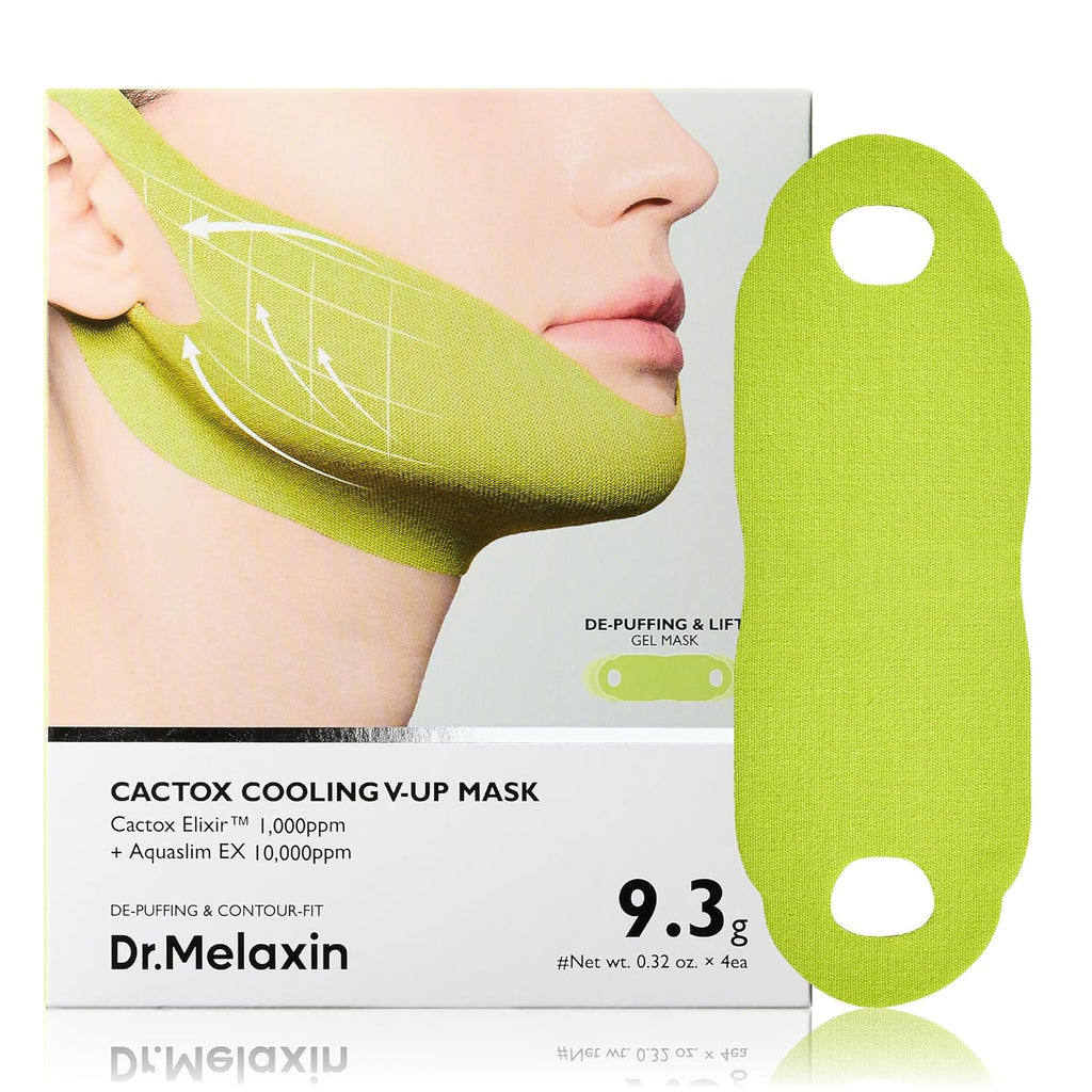 V-shaped lifting face mask