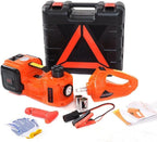 3 in 1 5ton Car Floor Jack Electric Hydraulic Car Jack 12V with Inflator Pump LED Light for Truck Tire Repair Tool
