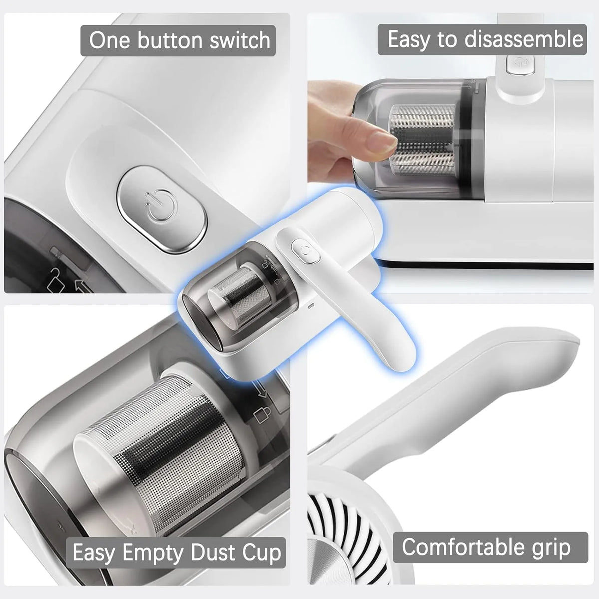 Mite Remover, Foldable Mattress Vacuum Bed