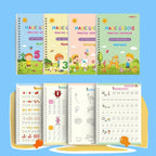 Magic Writing Book- Reusable Handwriting Practice with Disappearing Ink 4pc Set
