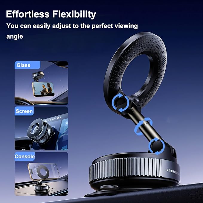 Vacuum Suction Magnetic Bracket