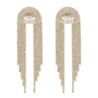 Women's Fashion Temperament Long Fringe Earrings